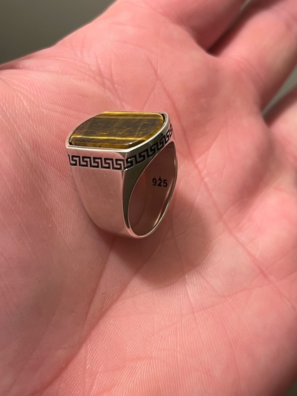 Sterling Silver & Tigers Eye Ring